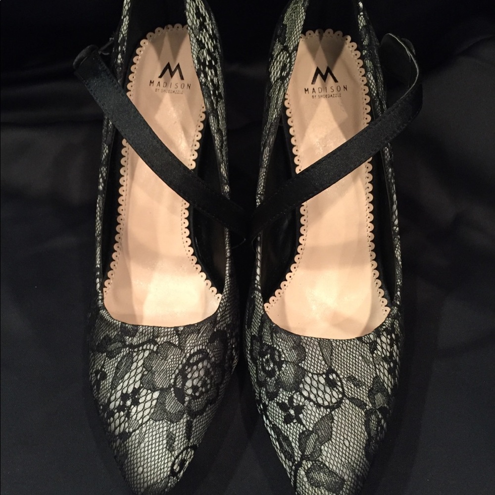4 inch lace heels, Madison  Devany by Shoedazzle
